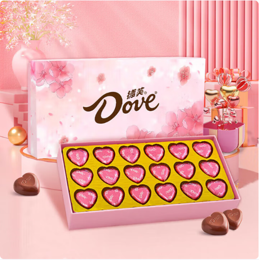 034 Dove Chocolate (Pink heart) 18